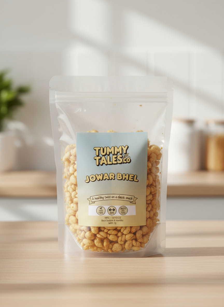 Jowar Bhel - “Desi Bhel. Millet Crunch. Guilt-Free Munch.