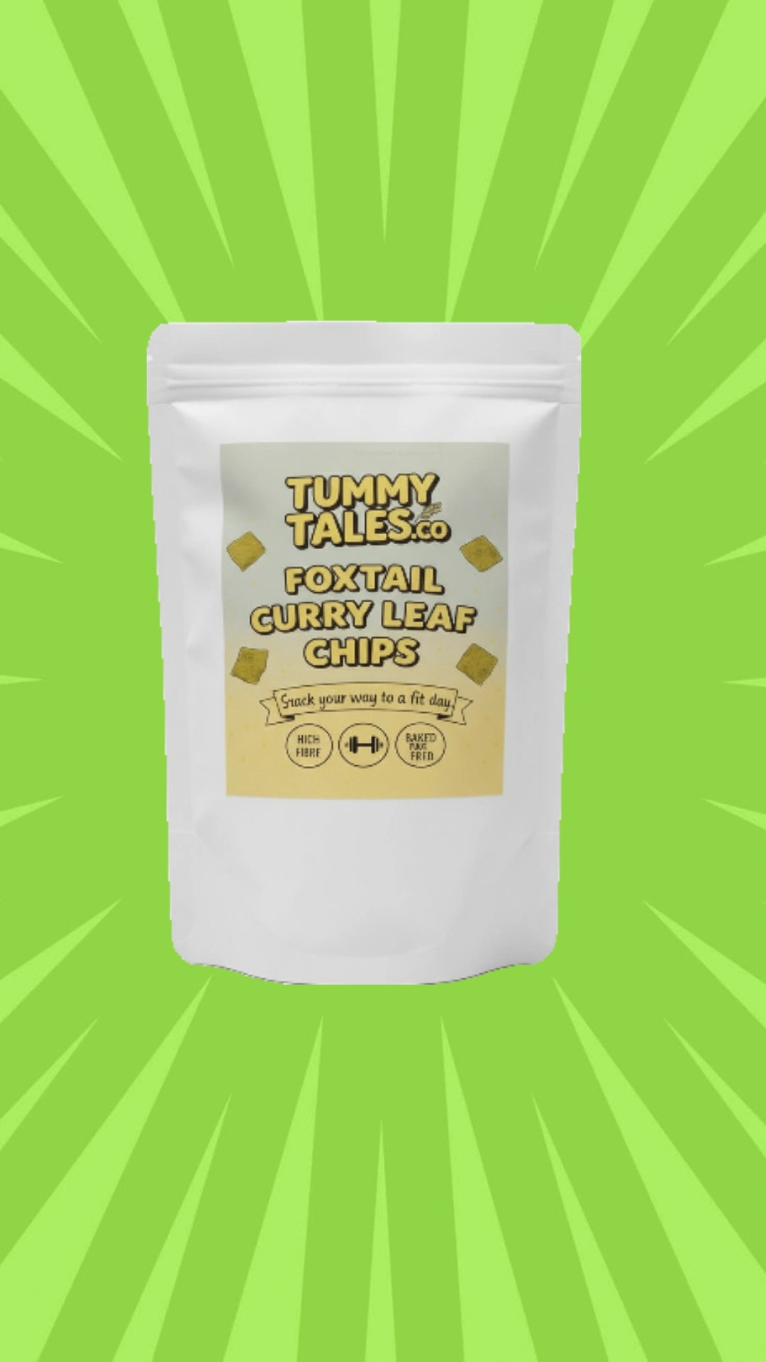 Foxtail Curry Leaf Chips