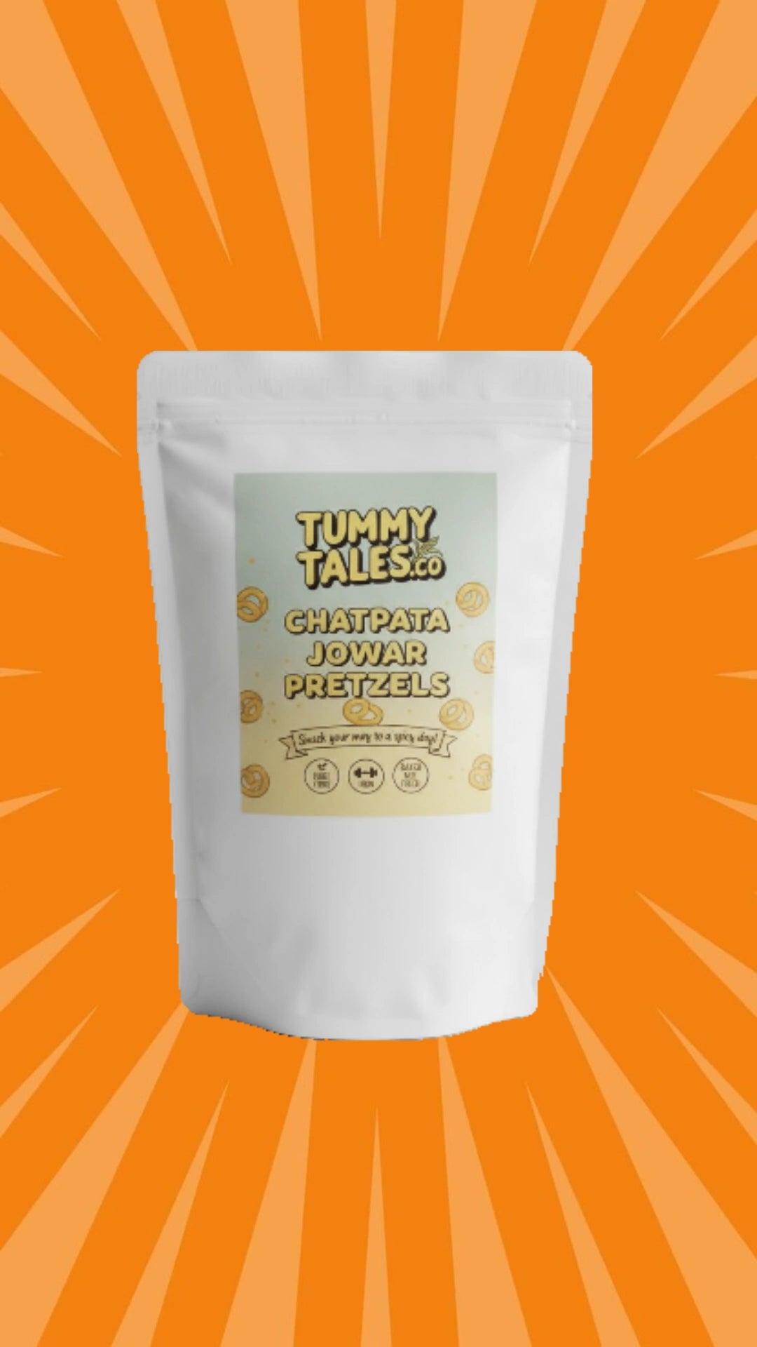 Chatpata Jowar Pretzels